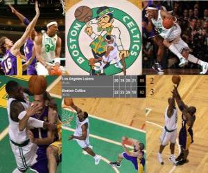 yapboz NBA Finalleri 2009-10, Oyun 5, Angeles Lakers 86 Los - Boston Celtics 92